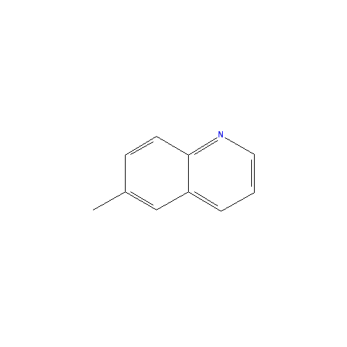 Cấu trúc hoá học của 6-Methylquinoline · Chemical structure of 6-Methylquinoline