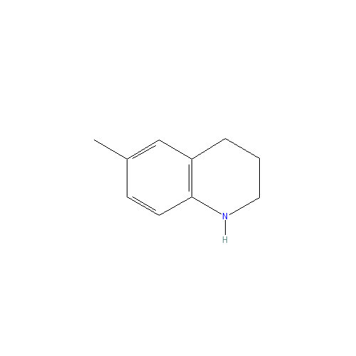 Cấu trúc hoá học của p-Methyltetrahydroquinoline · Chemical structure of p-Methyltetrahydroquinoline