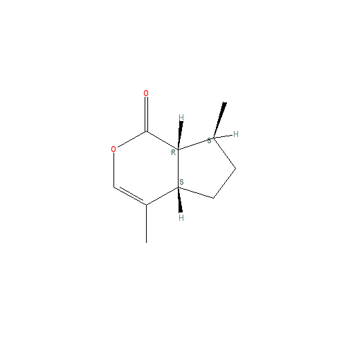 Cấu trúc hoá học của Nepetalactone · Chemical structure of Nepetalactone