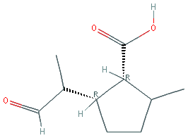 Cấu trúc hoá học của Nepetalic acid · Chemical structure of Nepetalic acid