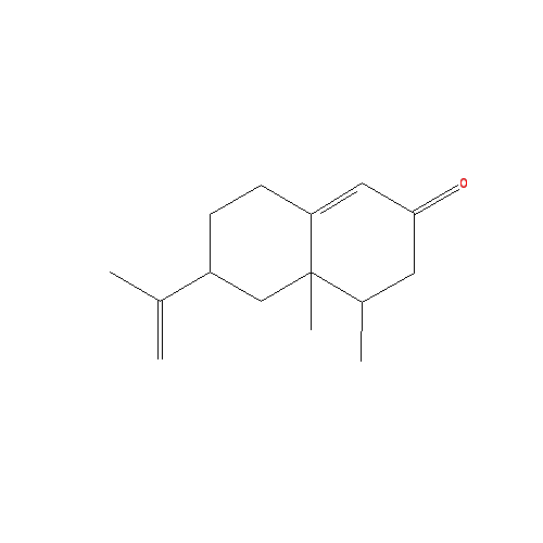 Cấu trúc hoá học của Nootkatone · Chemical structure of Nootkatone