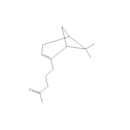 Cấu trúc hoá học của Nopyl acetate · Chemical structure of Nopyl acetate