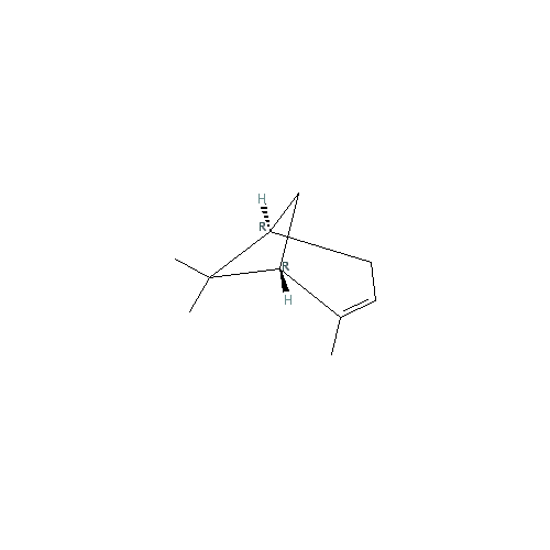 Cấu trúc hoá học của α-Pinene · Chemical structure of α-Pinene