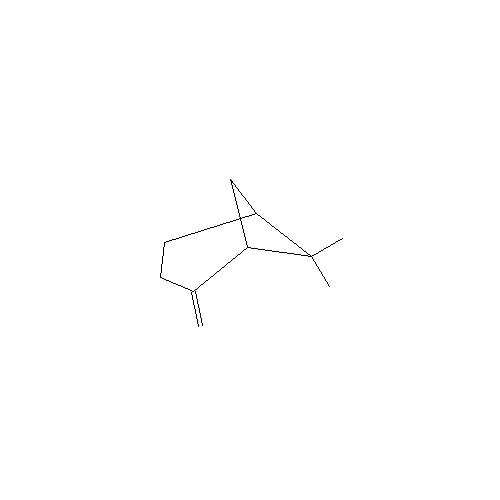 Cấu trúc hoá học của β-Pinene · Chemical structure of β-Pinene