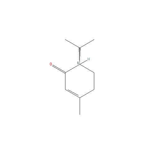 Cấu trúc hoá học của Piperitone · Chemical structure of Piperitone