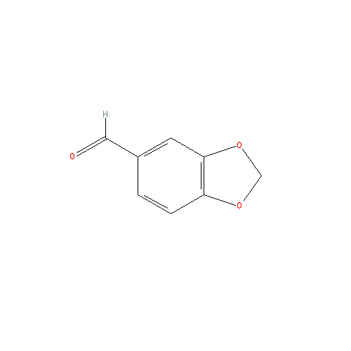 Cấu trúc hoá học của Piperonal · Chemical structure of Piperonal