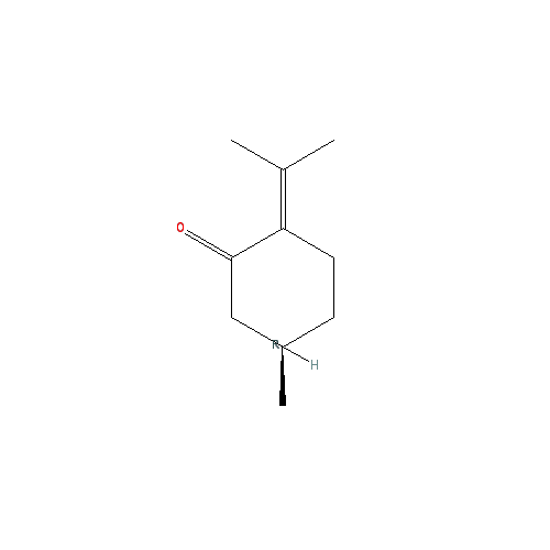 Cấu trúc hoá học của α-Pulegone · Chemical structure of α-Pulegone