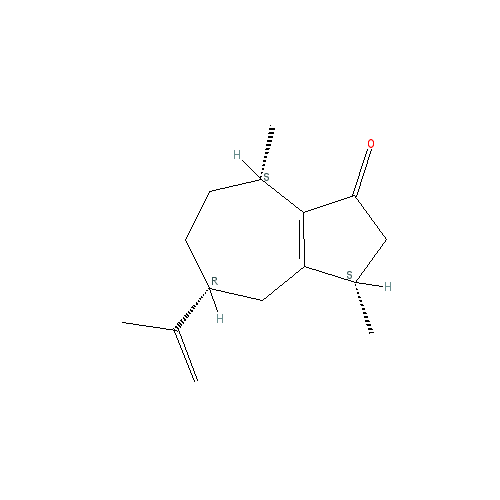 Cấu trúc hoá học của Rotundone · Chemical structure of Rotundone