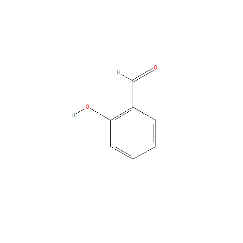 Cấu trúc hoá học của Salicylaldehyde · Chemical structure of Salicylaldehyde