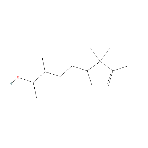 Cấu trúc hoá học của Sandalore · Chemical structure of Sandalore