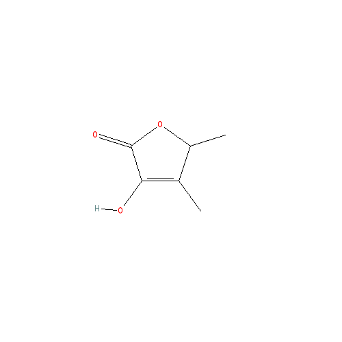 Cấu trúc hoá học của Sotolon · Chemical structure of Sotolon