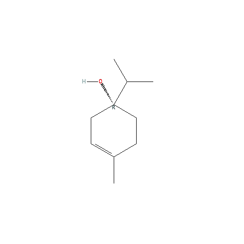 Cấu trúc hoá học của Terpinen-4-ol · Chemical structure of Terpinen-4-ol