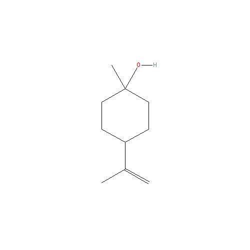 Cấu trúc hoá học của β-Terpineol · Chemical structure of β-Terpineol