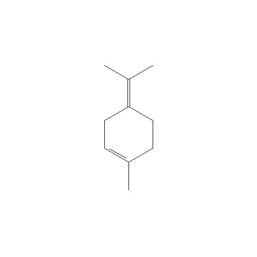 Cấu trúc hoá học của Terpinolene · Chemical structure of Terpinolene