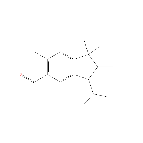 Cấu trúc hoá học của Traseolide · Chemical structure of Traseolide