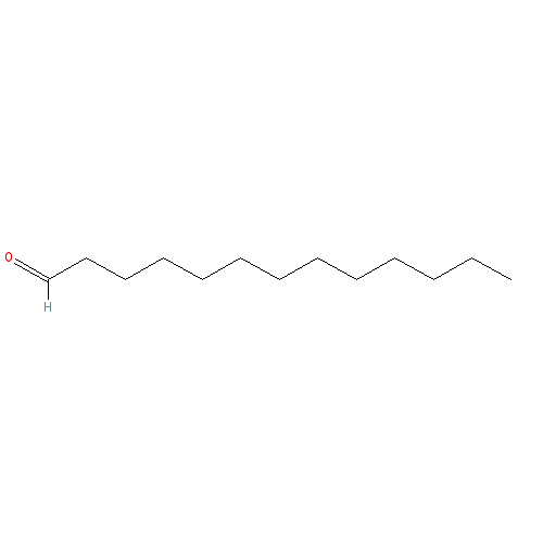 Cấu trúc hoá học của Aldehyde C-13 (tridecanal) · Chemical structure of Aldehyde C-13 (tridecanal)