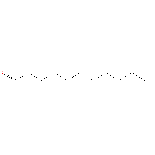 Cấu trúc hoá học của Aldehyde C-11 (undecanal) · Chemical structure of Aldehyde C-11 (undecanal)