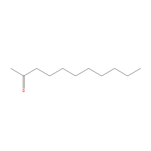 Cấu trúc hoá học của 2-Undecanone · Chemical structure of 2-Undecanone