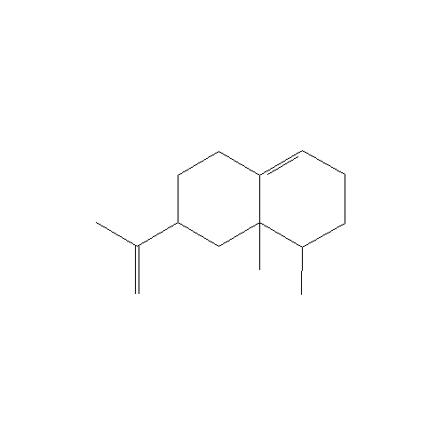 Cấu trúc hoá học của Valencene · Chemical structure of Valencene